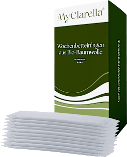Wochenbett Einlagen aus Bio-Baumwolle  MyClarella