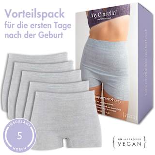 Wochenbett Unterwäsche Einweg "Postpartum Shorty" MyClarella
