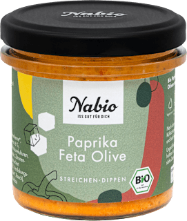 Brotaufstrich, Paprika Feta Olive  Nabio