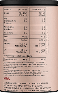 Kollagenpulver Premium Hydrolysat Naduria