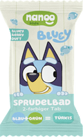 Kinder Badezusatz Badetab Sprudelbad Bluey nanoo kids