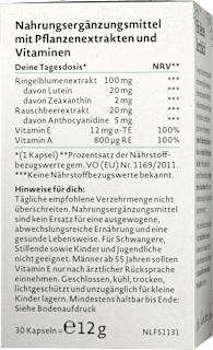 Augen Vitamin Komplex Kapseln  Nature Love