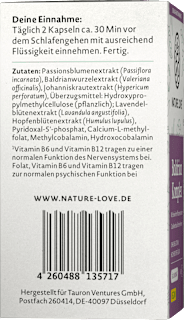 Baldrian Komplex Kapseln Nature Love
