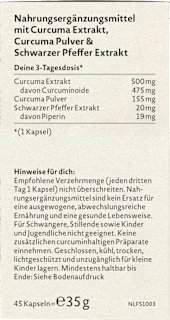 Curcuma Extrakt Kapseln 45 St Nature Love