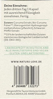 Curcuma Extrakt Kapseln 45 St Nature Love