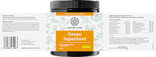 Green Superfood Pulver Nature Love