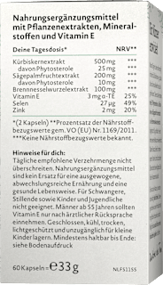 Kürbiskern Komplex Kapseln 	 Nature Love