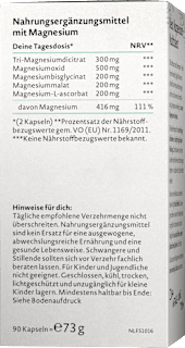 Magnesium Komplex Kapseln 90 St Nature Love