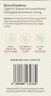 Mönchspfeffer Kapseln 90 St Nature Love