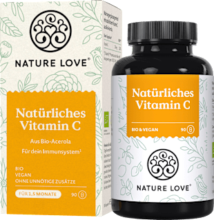 Natürliches Vitamin C Kapseln 90 St Nature Love
