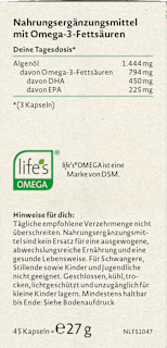 Omega-3 vegan Kapseln 45 St Nature Love