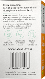 Selen Komplex Kapseln 90 St Nature Love