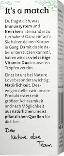 Vitamin D3 1000 I.E. + K2 Tropfen Nature Love