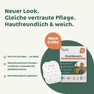 Baby Pants Free Movers Gr. 8 (17+ kg) Naty