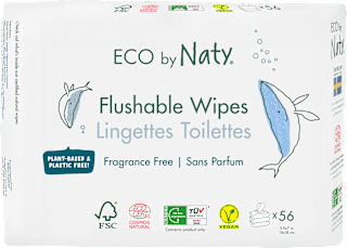 Feuchttücher ECO Flushable (3x56 St)  Naty