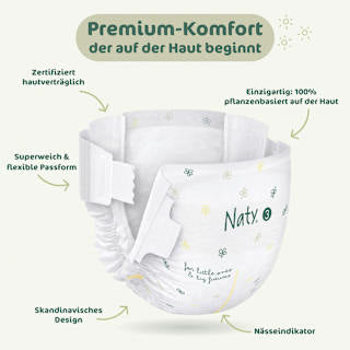 Windeln BioEmbrace  Gr. 3 (4-9 kg) Naty