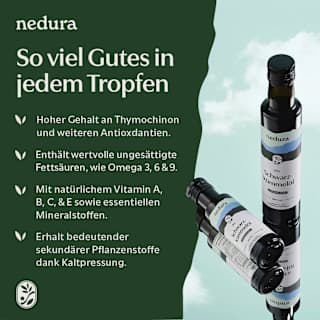 Schwarzkümmelöl ungefiltert nedura