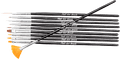 Pinselset synthetisch 10tlg NÉONAIL