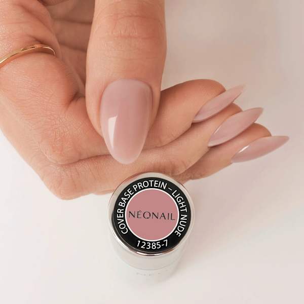 UV Nagellack Cover Base Protein Light Nude NÉONAIL