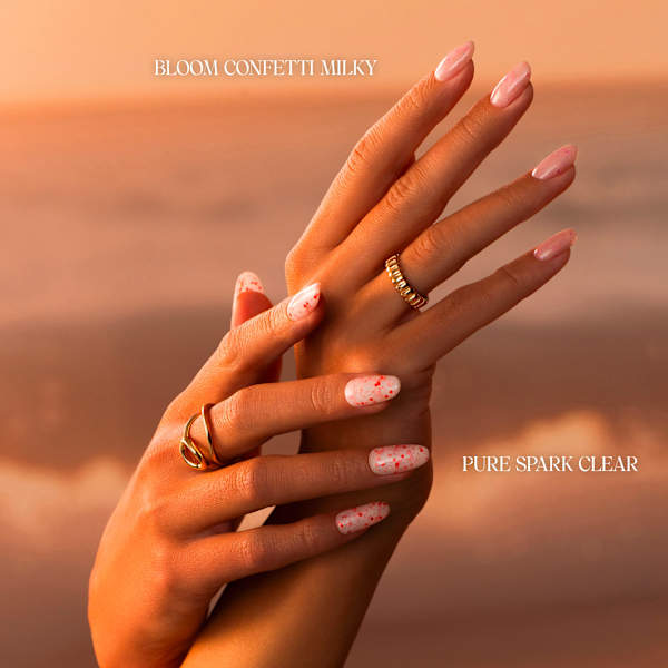 UV Nagellack loom Confetti Milky NÉONAIL