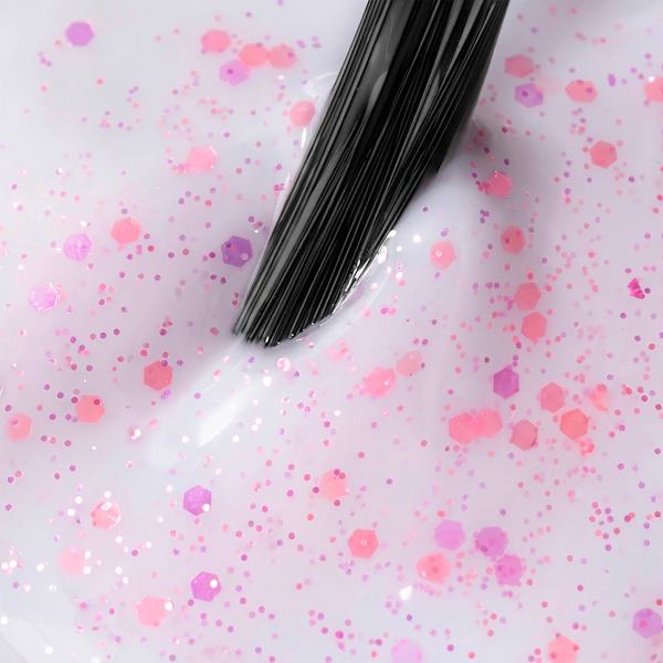 UV Nagellack loom Confetti Milky NÉONAIL