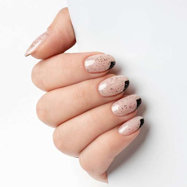 UV Nagellack Top Glow Gold Flakes NÉONAIL