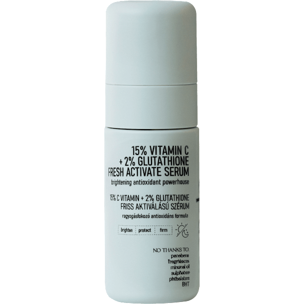 Gesichtsserum 15% Vitamin C + 2% Glutathione Fresh Active nerds.