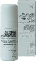 Gesichtsserum 15% Vitamin C + 2% Glutathione Fresh Active nerds.