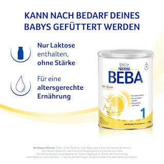 Anfangsmilch 1 von Geburt an Nestlé BEBA