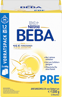 Anfangsmilch Pre von Geburt an Nestlé BEBA