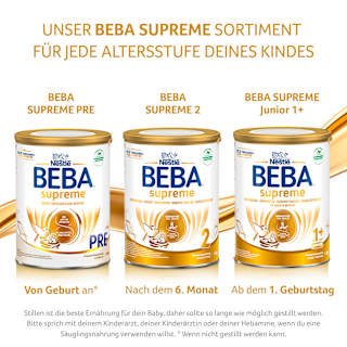 Anfangsmilch Supreme Pre von Geburt an Nestlé BEBA