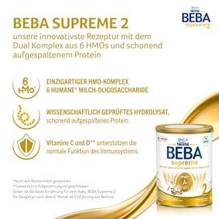 Folgemilch Supreme 2 ab dem 7. Monat Nestlé BEBA