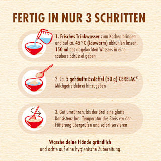 Getreidebrei Milch Weizen & Früchte ab dem 7. Monat Nestlé Cerelac