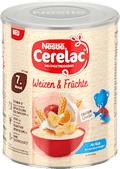 Getreidebrei Milch Weizen & Früchte ab dem 7. Monat Nestlé Cerelac