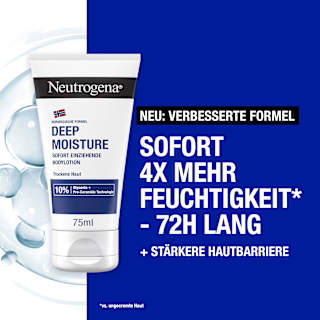 Bodylotion Deep Moisture, trockene Haut, Reisegröße Neutrogena