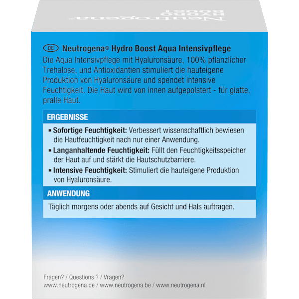Gesichtscreme Hydro Boost Aqua Intensiv Neutrogena