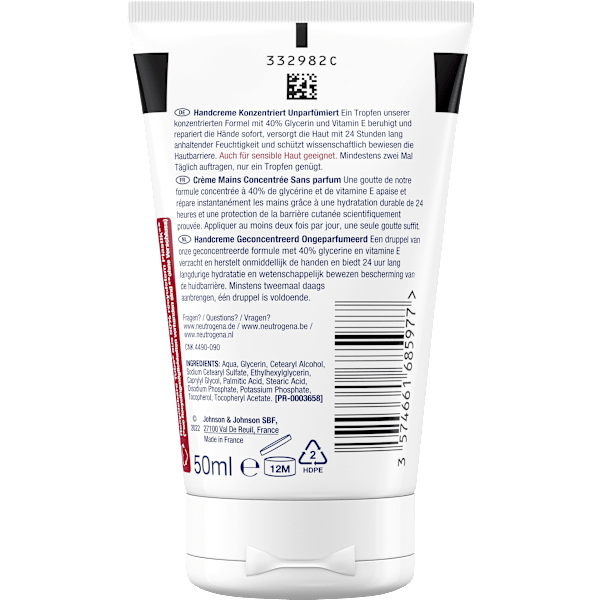 Handcreme konzentriert, parfumfrei Neutrogena