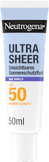 Sonnenfluid Gesicht, ultra sheer age shield, LSF 50 Neutrogena