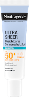 Sonnenfluid Gesicht, ultra sheer oil control, LSF 50+ Neutrogena