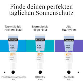 Sonnenfluid Gesicht, ultra sheer oil control, LSF 50+ Neutrogena