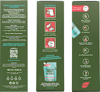 Feuchtschaum für Toilettenpapier Sensitive  nevernot