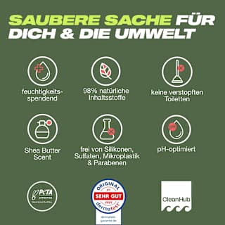 Feuchtschaum für Toilettenpapier  nevernot