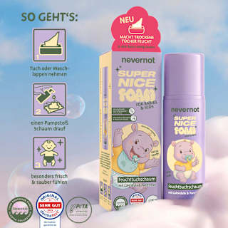 Feuchttuchschaum Super Nice Foam nevernot