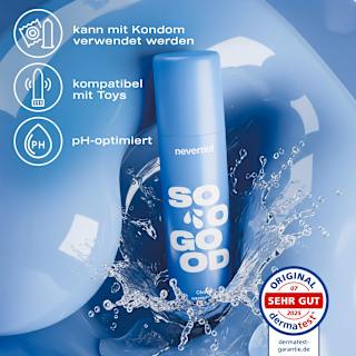 Gleitgel soo good mit Milchsäure & Allantoin, wasserbasiert nevernot