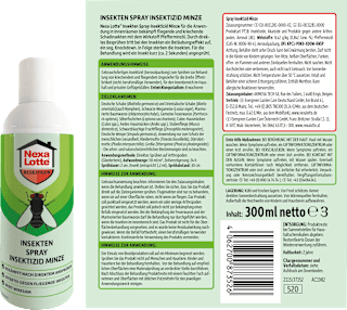 Insekten Spray Minze  Nexa Lotte