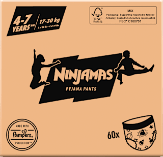 Pyjama Pants Jungen 4-7 Jahre, Monatsbox Ninjamas