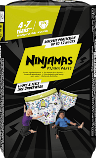 Pyjama Pants Jungen 4-7 Jahre Ninjamas