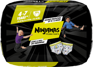 Pyjama Pants Jungen 4-7 Jahre Ninjamas