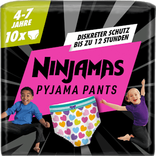 Pyjama Pants Mädchen 4-7 Jahre Ninjamas
