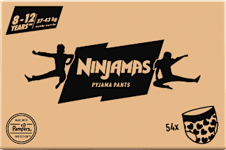 Pyjama Pants Mädchen 8-12 Jahre, Monatsbox Ninjamas